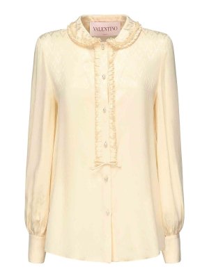 VALENTINO GARAVANI: shirts - Toute La V Silk Shirt