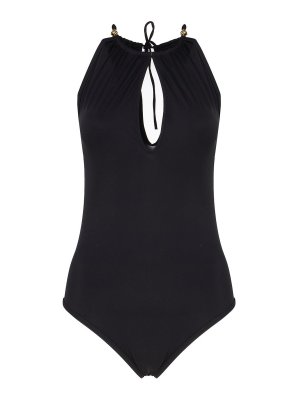 Elisabetta Franchi Chain One-Piece Swimsuit - Black