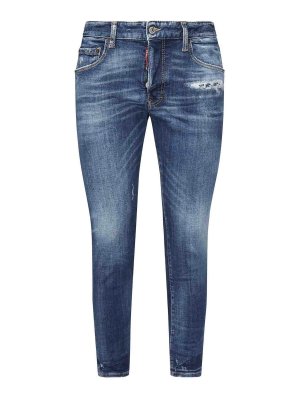DSQUARED2: Bootcut - Bootcut Jeans - Blau