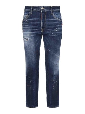DSQUARED2: Bootcut - Bootcut Jeans - Blau
