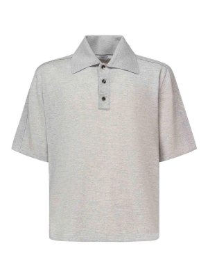 BOTTEGA VENETA: Polos - Polo - Gris