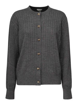 BOTTEGA VENETA: カーディガン - カーディガン - グレー