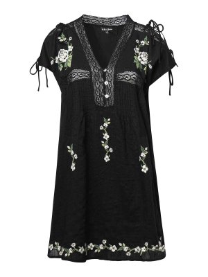 FOR LOVE & LEMONS: short dresses - Jolene Embroidered Mini Dress