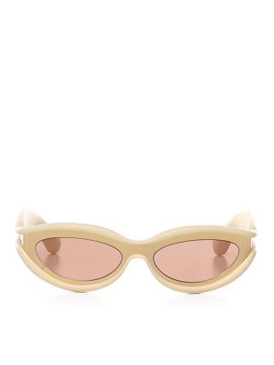 BOTTEGA VENETA: Lunettes de soleil - Lunettes De Soleil - Marron
