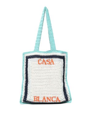 CASABLANCA: クロスボディバッグ - クロスボディバッグ - ブルー