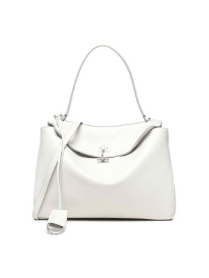 BALENCIAGA: cross body bags - Rodeo Medium Bag In Hammered Calfskin