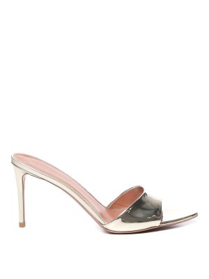 GIULIANO GALIANO: mules shoes - Alixia Mirror Leather Mules