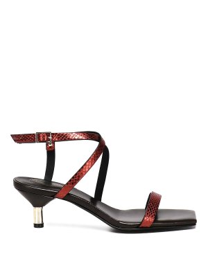 サンダル・ミュール GIULIANO GALIANO Women Sandals LINA70NAPPAGLAMOURKISS Red Giuliano Galiano sandals for women's Red 2025 | thebs.com