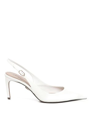 DOLCE & GABBANA: court shoes - Slingback In Shiny Goatskin