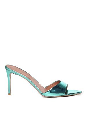 GIULIANO GALIANO: mules shoes - Alixia Mirror Leather Mules