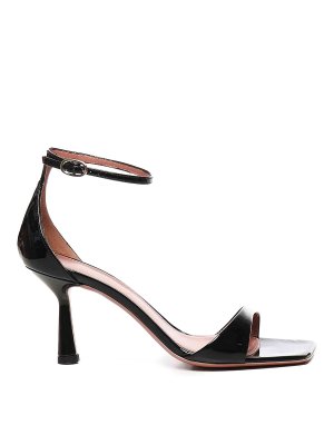 サンダル・ミュール ELISABETTA FRANCHI Sculpture heel sandals Elisabetta Franchi Sculpture Heel Sandals Black (Women's