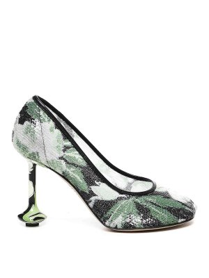 LOEWE: パンプス - パンプス - 緑