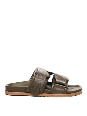 MONCLER: Sandalen - Sandalen - Dunkelgrün