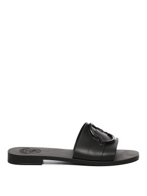 MONCLER: sandals - Slide Mon With Logo