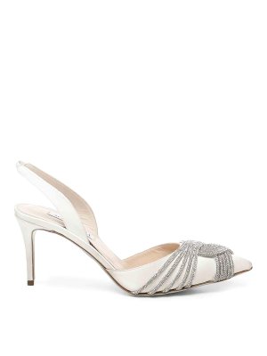 Aquazzura: court shoes - Gatsby Satin Pumps