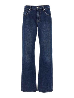 7 FOR ALL MANKIND: ブーツカットジーンズ - ブーツカットジーンズ - ブルー