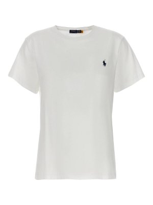 POLO RALPH LAUREN: t-shirt - T-shirt da ricamo a logo