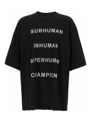 Roa T-Shirt Division In Cotone Organico - Men