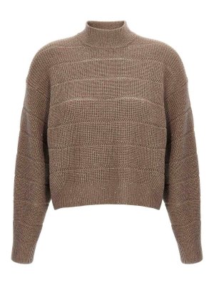 BRUNELLO CUCINELLI: カーディガン - カーディガン - ブラウン