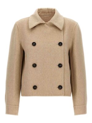 Max Mara Baruffa Coat - Beige - Women | 2421016045600020