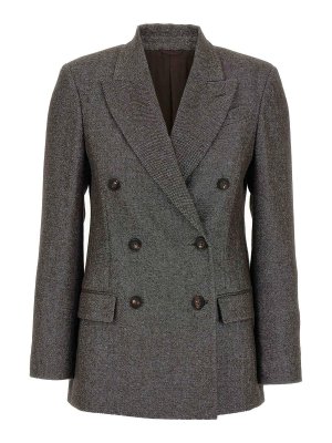 ジャケット PINKO SS25 'New Guinea' blazer (105617A2TH CM0) Pinko New Guinea Blazer - Brown - Women | 105617A2THCM0