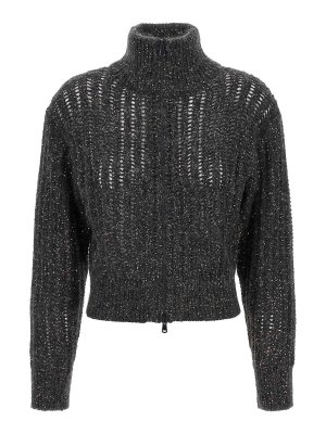 BRUNELLO CUCINELLI: Cárdigans - Cárdigan - Gris