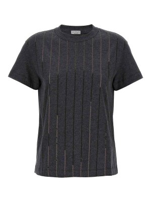 Fabiana Filippi T-shirt Grey - Grey - Women | JED275F151L454VR6