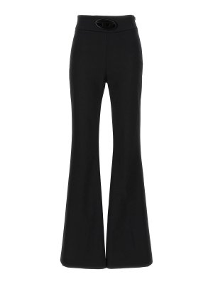 パンツ PINKO Woman Pants Black 104663A2CK Z1T Pinko Orchid print rousers - Black - Women | 102629A1FFZZ2