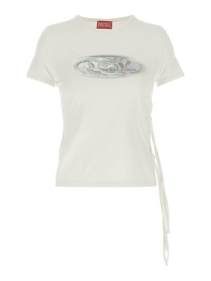DIESEL: Camisetas - Camiseta - Blanco