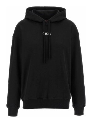 DIESEL: Sweatshirts & Sweaters - F-Buxt-Hood-Od Hoodie