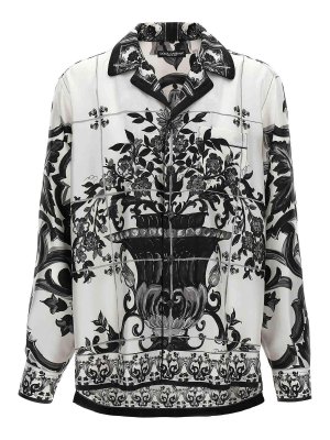 DOLCE & GABBANA: shirts - Vanity Silk Shirt