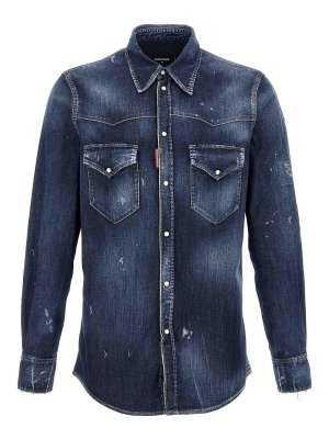 DSQUARED2: Hemden - Hemd - Blau