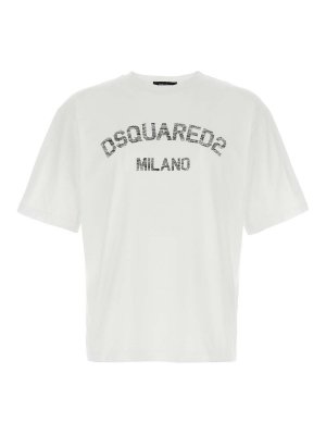 DSQUARED2: T-shirts - T-Shirt - Weiß