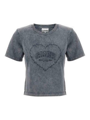 Tシャツ・カットソー BRUNELLO CUCINELLI Monile ribbed T-shirt (MPTC8BJ310 CV563) Brunello Cucinelli Monile Ribbed T-Shirt - Grey
