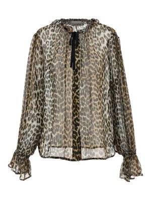 GANNI: Chemises - Chemise - Multicolore