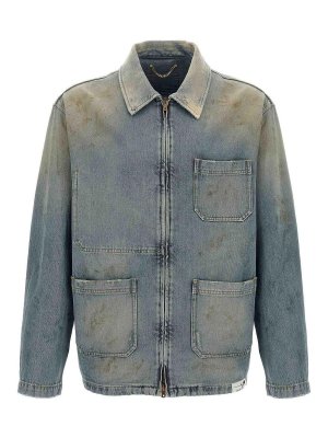ジャケット Golden Goose Golden Goose Jackets Blue Golden Goose Varsity Jacket Size 42 IT