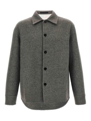 JIL SANDER: parka - Openshirt di lana