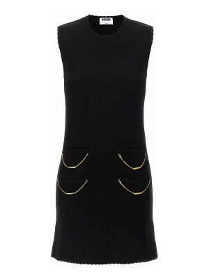 MOSCHINO: abiti al ginocchio - Abito a catena