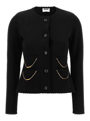MOSCHINO: Cardigans - Cardigan - Noir