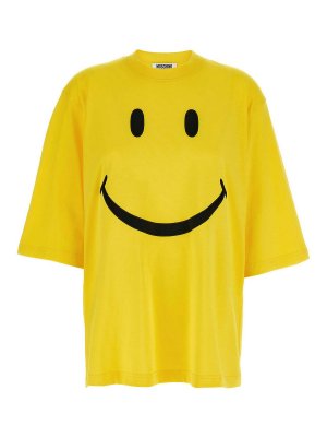 MOSCHINO: t-shirts - Smiley T-Shirt