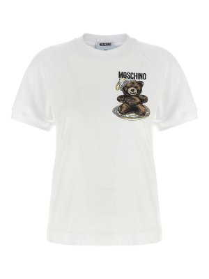 MOSCHINO: t-shirts - Printed T-Shirt