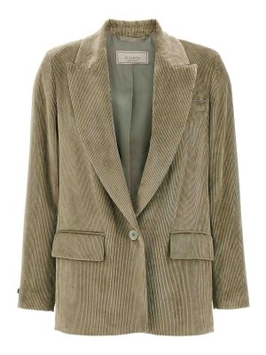 ジャケット LE TWINS FW23 'Como' double-breasted blazer (COMO VERDE) Le Twins como double-breasted blazer - Green - Women | COMOVERDE