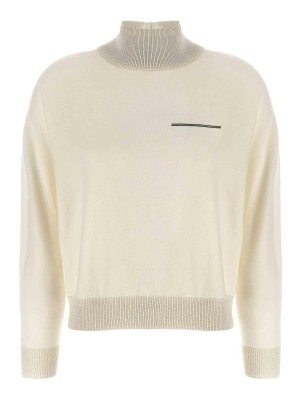 PESERICO: maglia a collo alto e polo - DETTAGLI LUREX SWEATER TURTLENECK