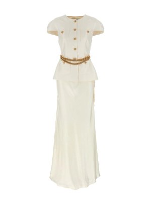 Sportmax Unione Dress - White - Women | 2512221052UNIONE001