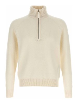TOM FORD: cardigans - Half Zip Sweater