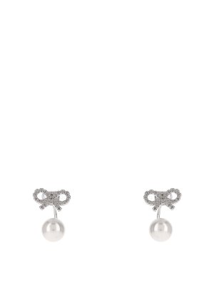 Alaïa Le Coeur Torn Earrings - Silver - Women | AA2B167LA006210