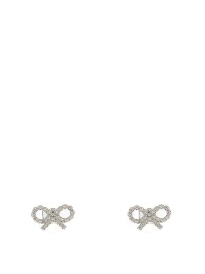 Alaïa Le Coeur Torn Earrings - Silver - Women | AA2B167LA006210