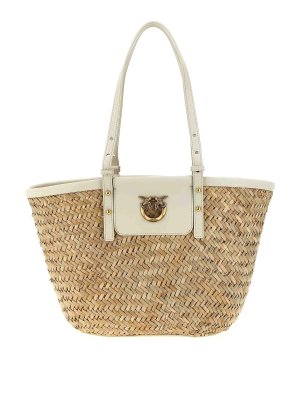 Pinko: cross body bags - Love Summer Basket Shoulder Bag