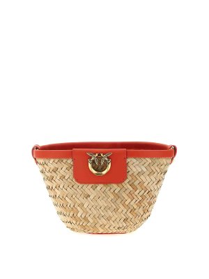 Pinko: cross body bags - Love Summer Bucket Crossbody Bag