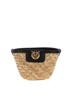 Pinko: cross body bags - Love Summer Bucket Crossbody Bag